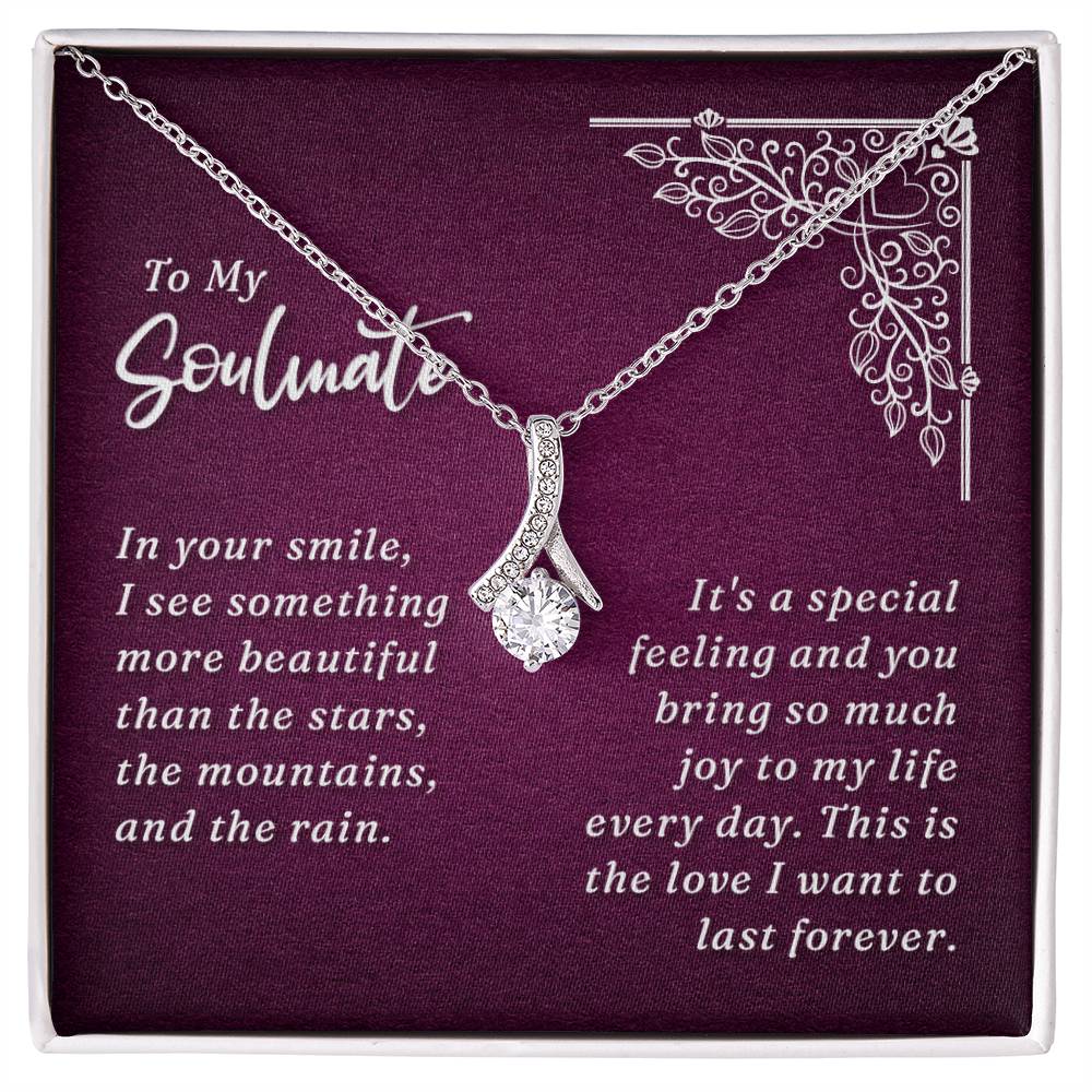 To My Wife - My Soulmate - Alluring Beauty Necklace