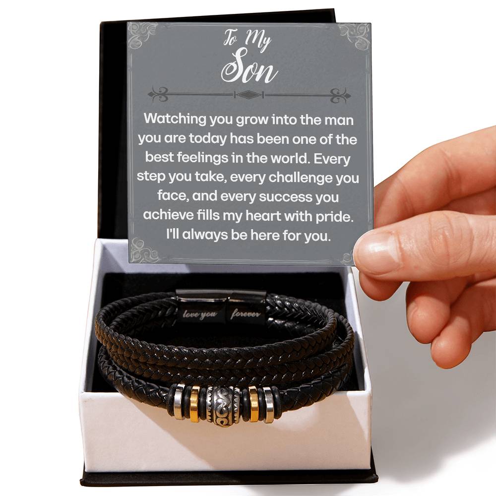 To My Son - Growth - Love You Forever Bracelet