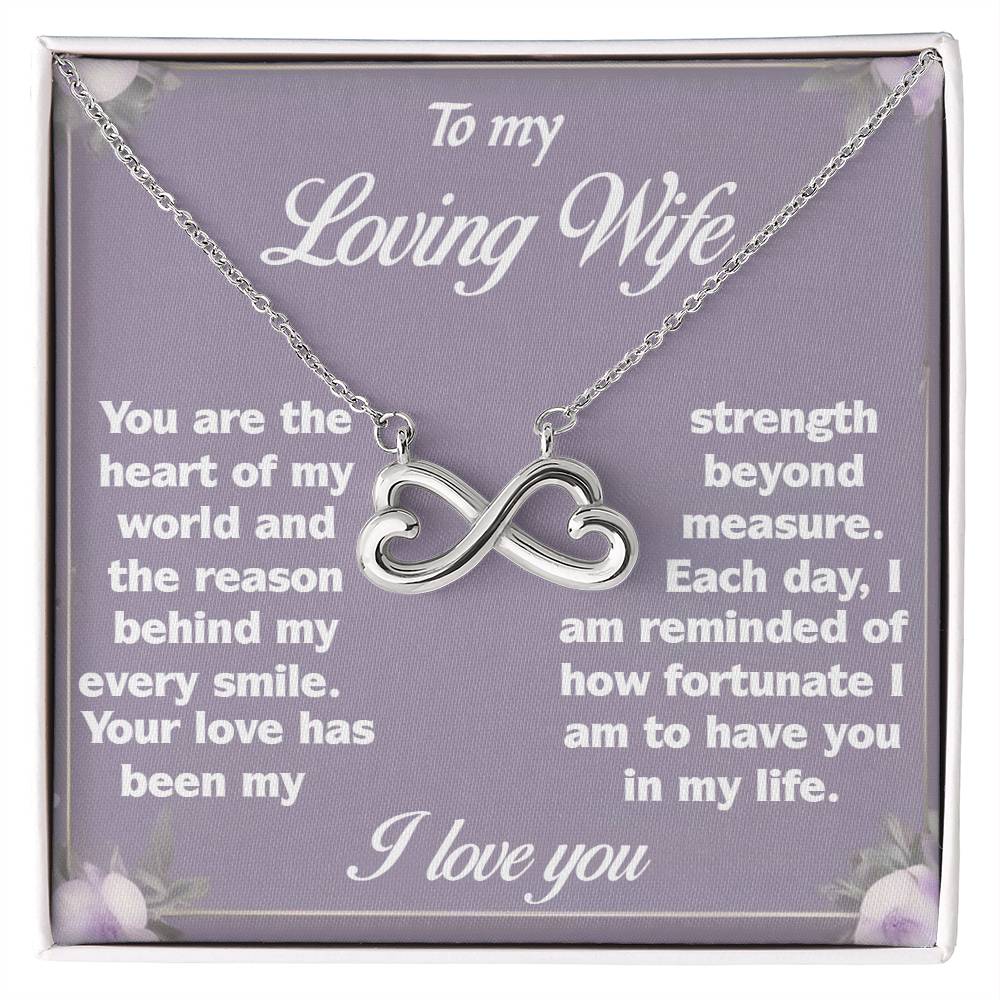 To My Wife - My Heart - Endless Love Necklace